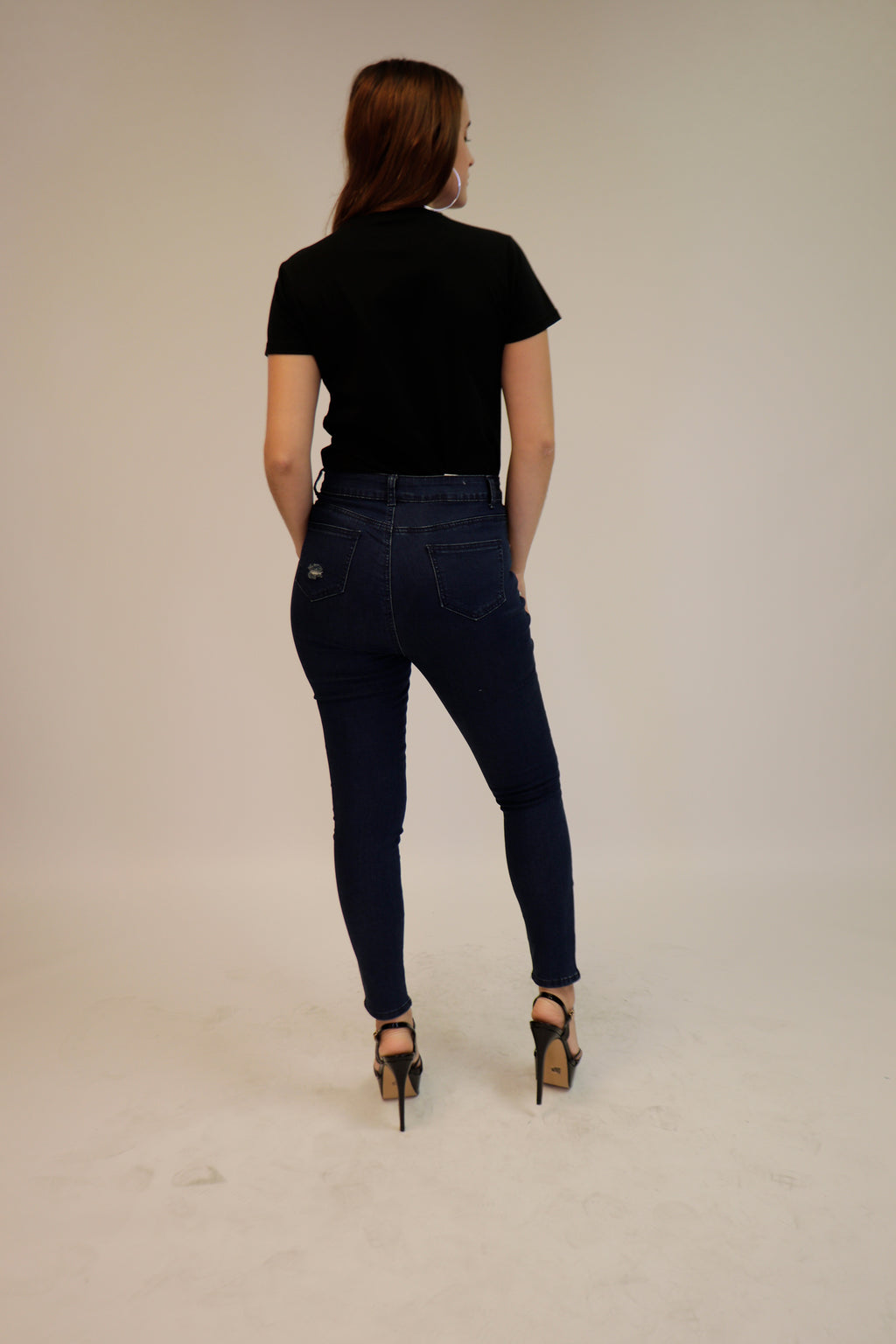 Pearl Beaded Jeans | H-2670