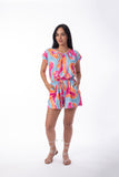 Tie Dye Romper | H-1126