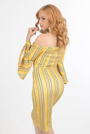 Smoothing Stripes Skirt | 1105