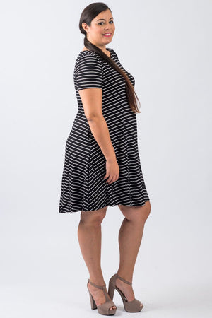 Plus A Line Dress | 5390