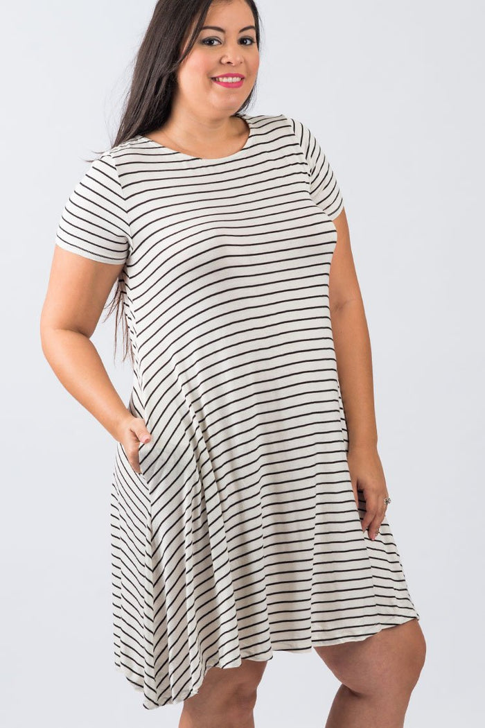 Plus A Line Dress | 5390