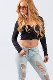Hype Clip On Crop Top | 0147