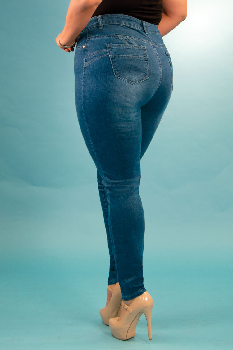 High Rise Butt Lift Jeans| 2638 X
