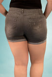 High Rise Destroyed Denim Shorts | 2641 XS