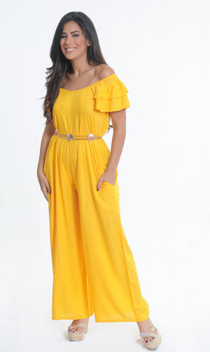 Yellow Jumpsuit | H-204