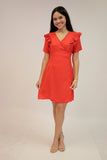 Red Ruffle Dress | 456