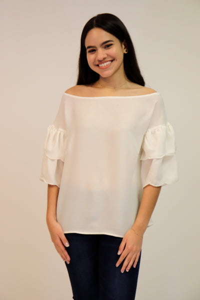 White off Shoulder Top | 461