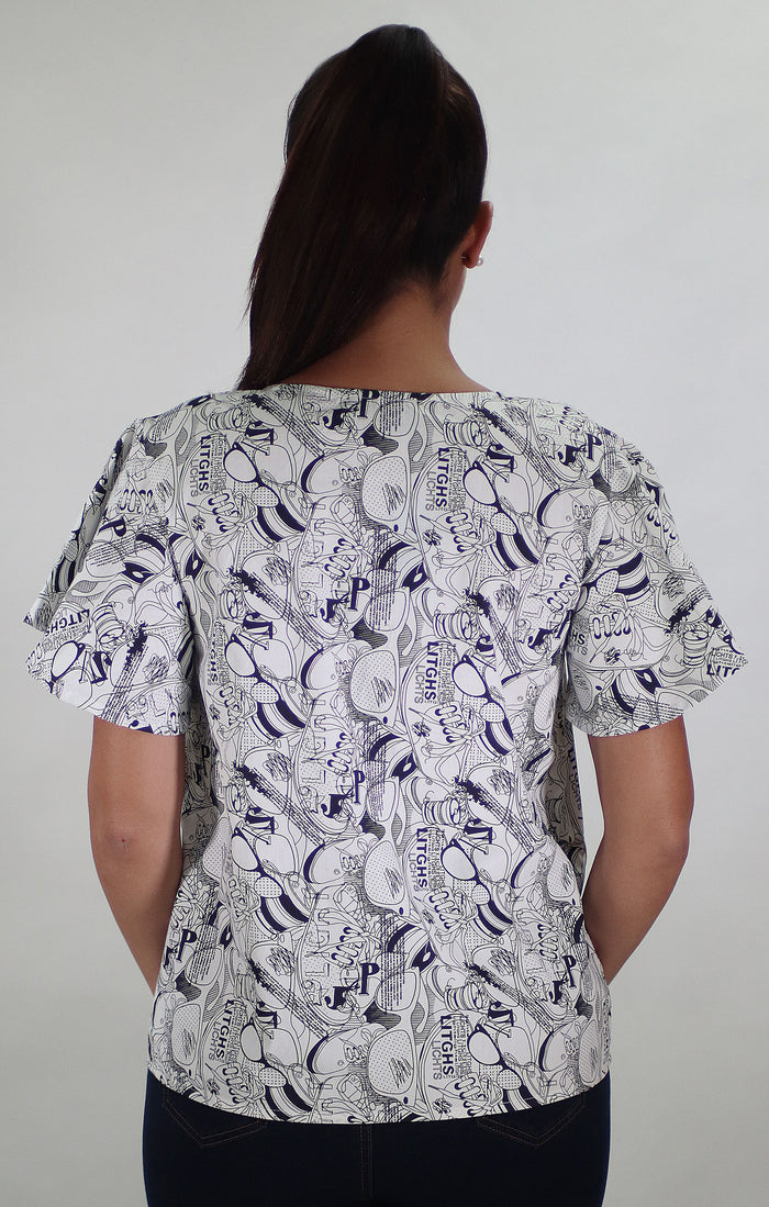 White Printed Shirt | IQ 127 (6060)