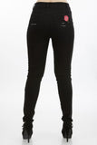 High Waist Embroidered Jeans | 2618