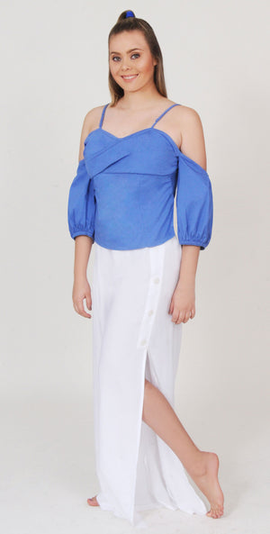 Blue Stylish Top | H-270