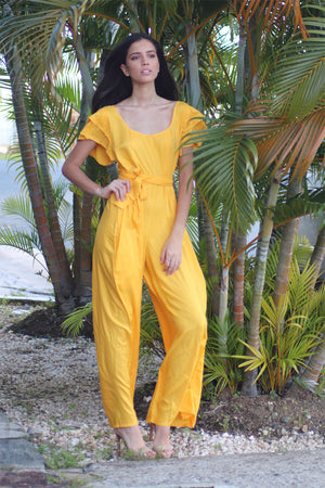 Yellow Jumpsuit | H-204