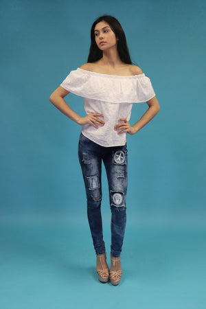 High Rise Jeans | H-2655