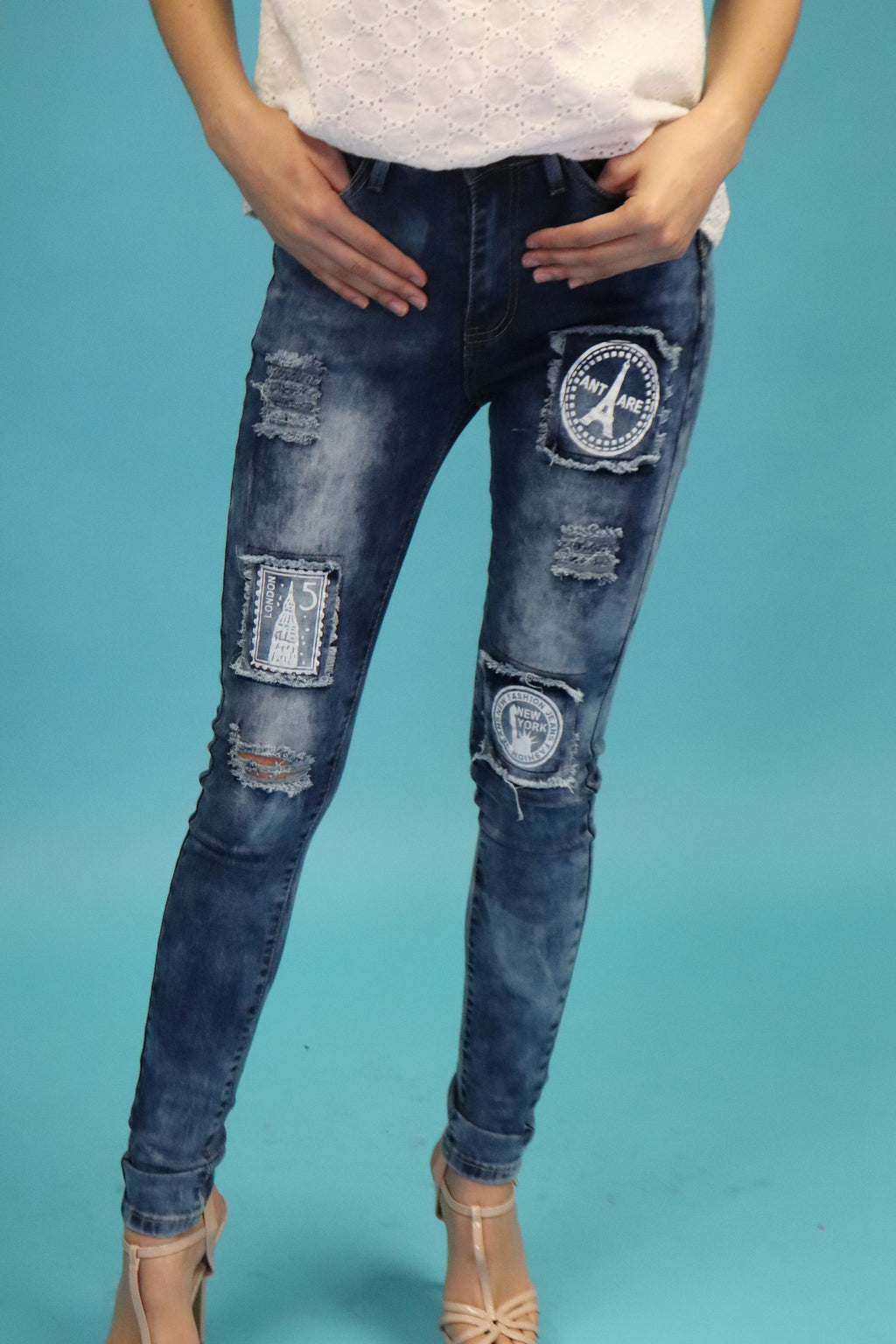 High Rise Jeans | H-2655