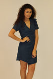 Blue Ruffle Dress | 456