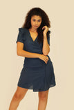 Blue Ruffle Dress | 456