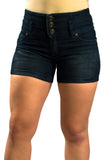 High Waist Denim Shorts | 2588s - Hectik  - 5