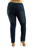 Mid Rise Denim Plus Size Jeans | 2594X - Hectik  - 4