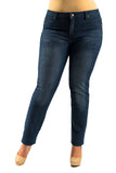 Mid Rise Denim Plus Size Jeans | 2594X - Hectik  - 3