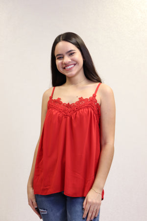 Red Lace Top | 670