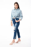 Blue Capri Denim | H-1025