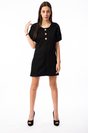 Black Romper | H-1130