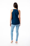 Medium Blue Denim Top | H-1087