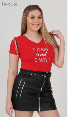 Statement Top | H-1042 (Red)