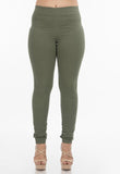 Oil Green Jeggings | H-304